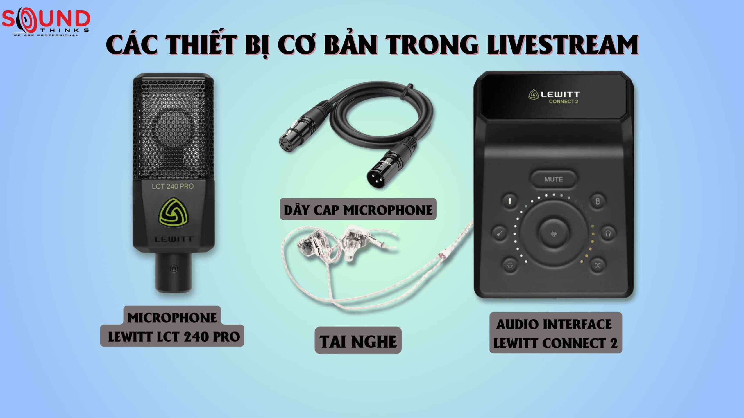 Các Thiết Bị Âm Thanh Livestream