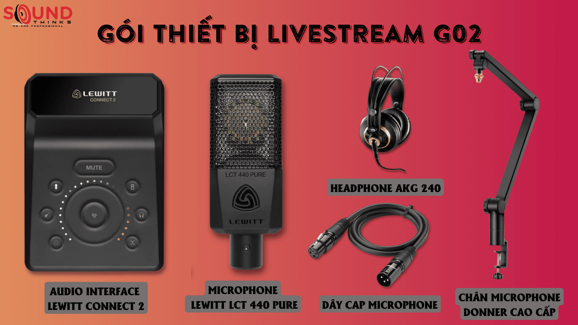 Gói Thiết Bị livestream G02