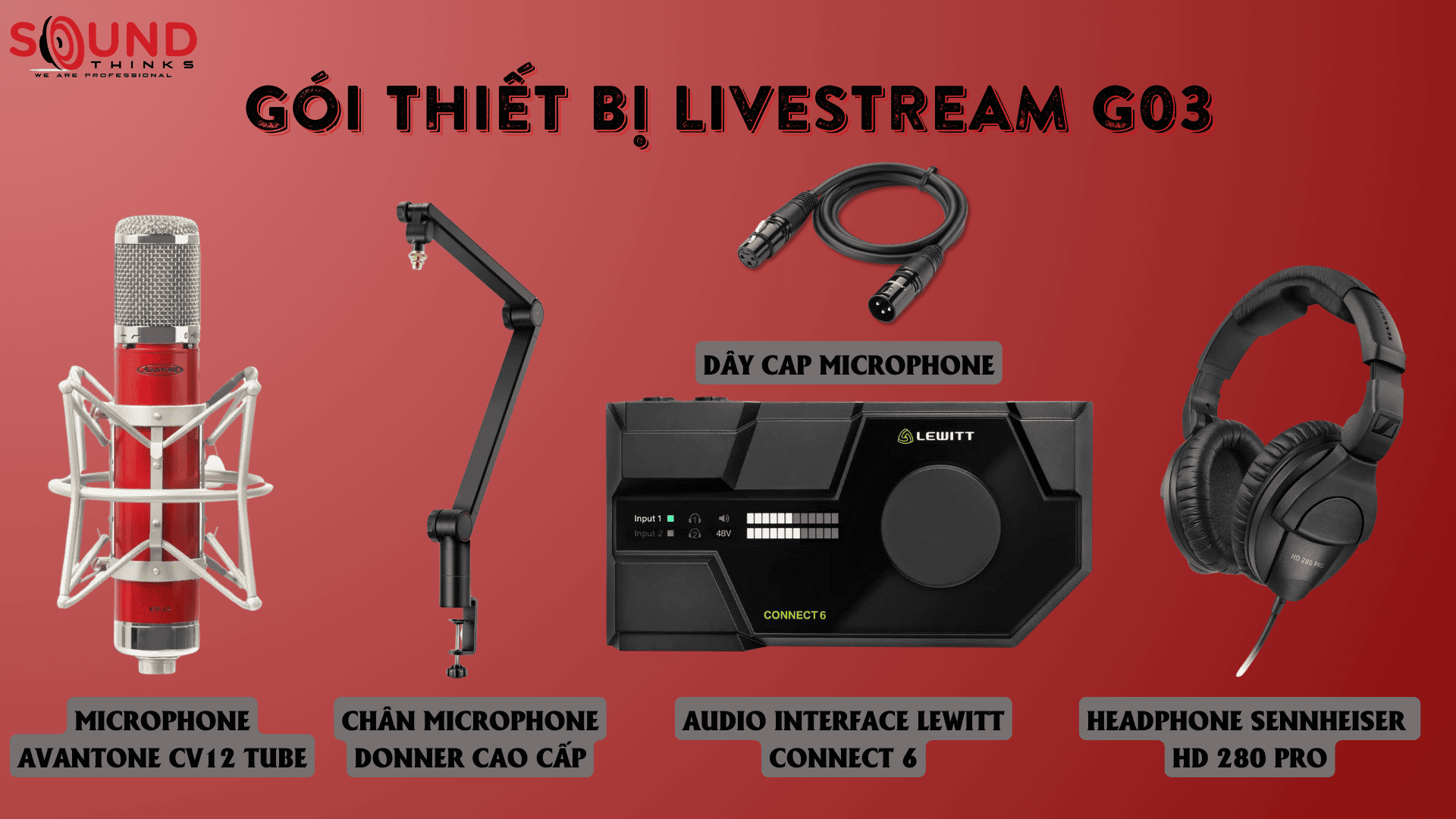 Gói Thiết Bị Live stream G03