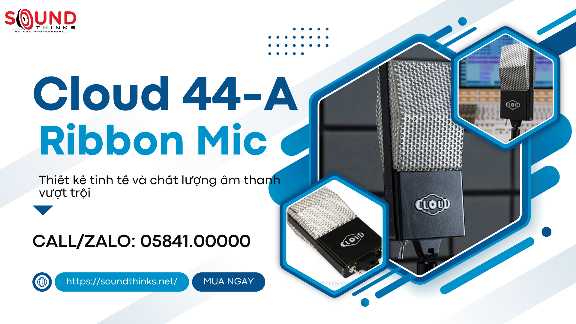 Cloud Microphone Cloud 44-A Ribbon Mic