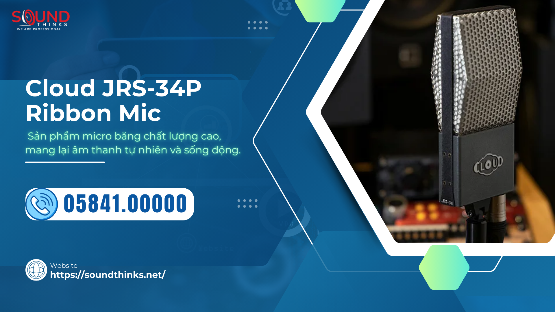 Cloud Microphone Cloud JRS-34P Ribbon Mic