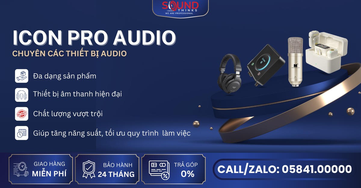 Icon Pro Audio️🎤️🎹️🎧Thiết Bị Âm Thanh Hiện Đại