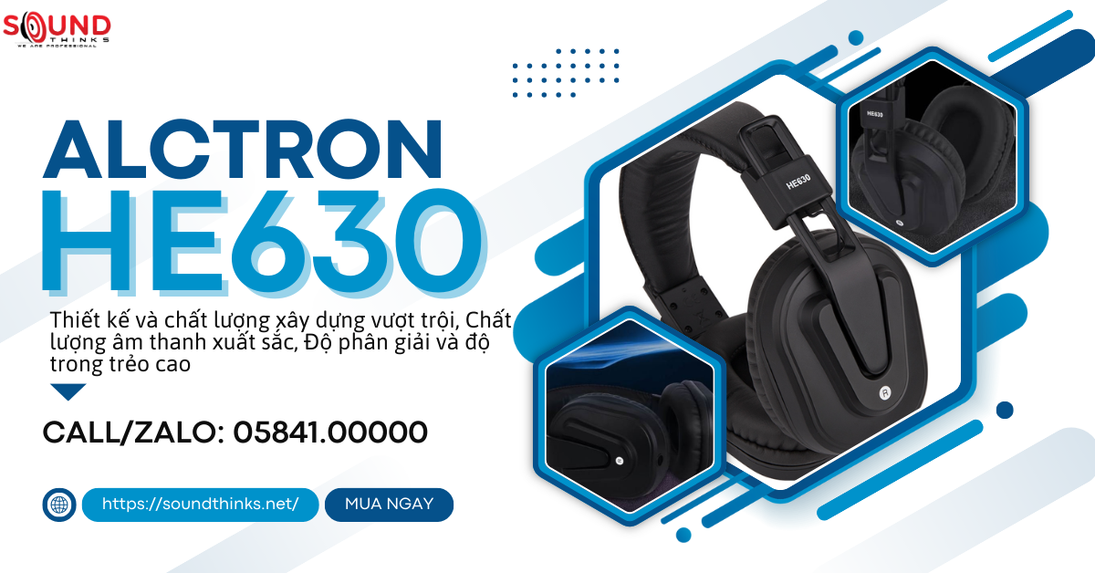 Tai Nghe Kiểm Âm Alctron HE630