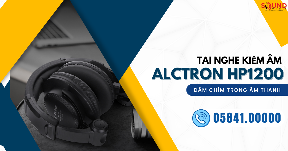 Tai Nghe Kiểm Âm Alctron HP1200