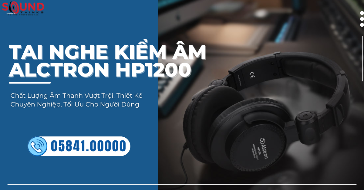 Tai Nghe Kiểm Âm Alctron HP1200