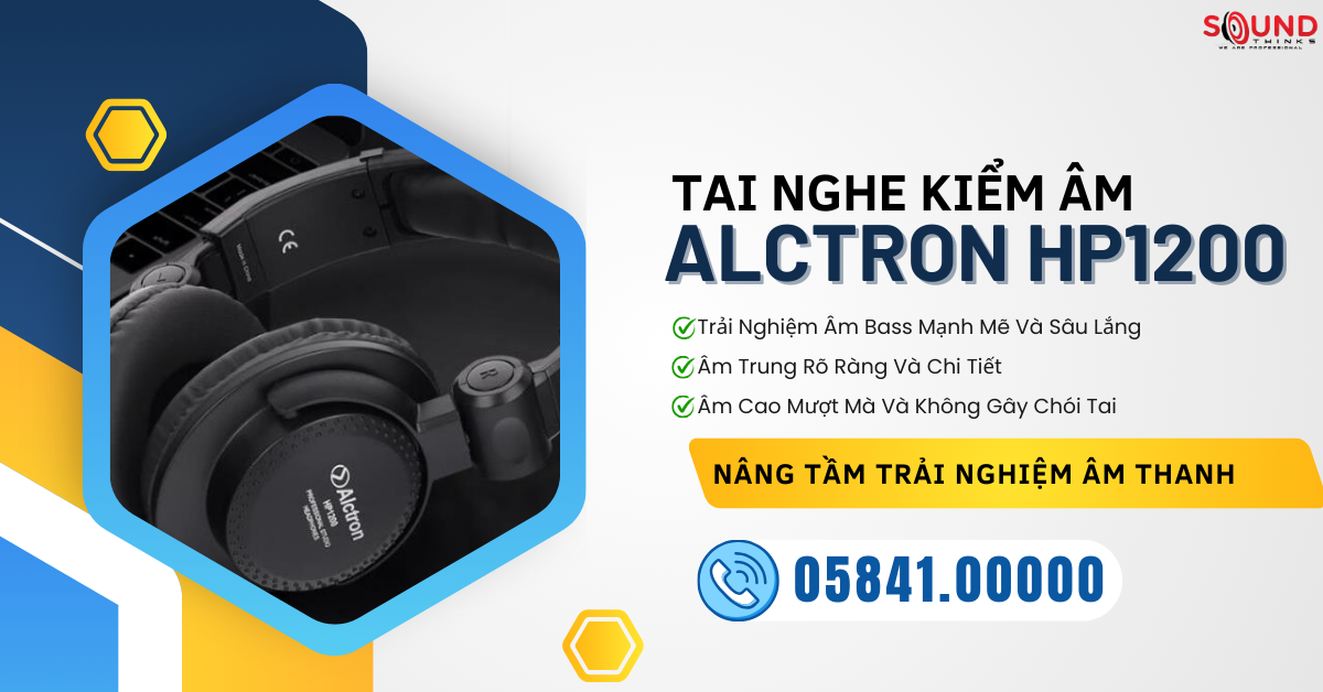 Tai Nghe Kiểm Âm Alctron HP1200