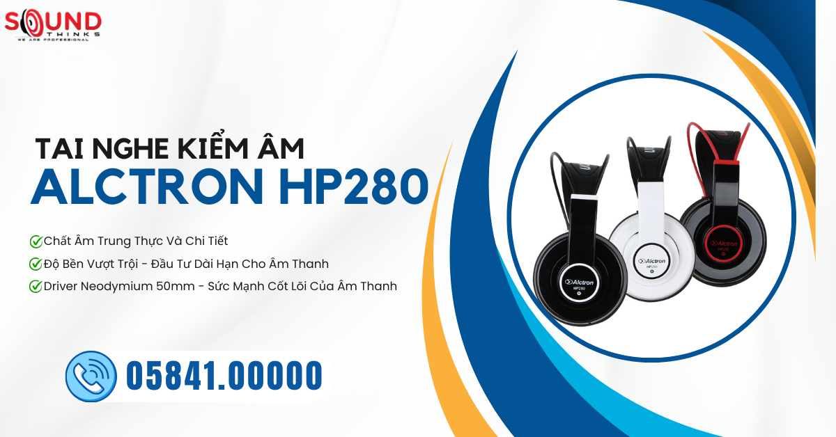 Tai Nghe Kiểm Âm Alctron HP280