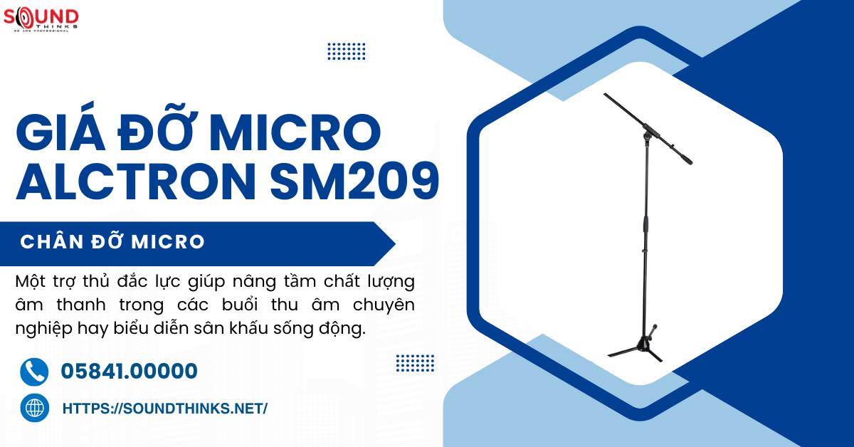 Giá đỡ micro Alctron SM209