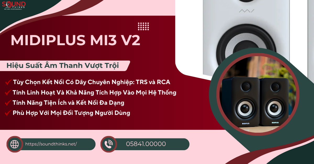 Loa kiểm âm Midiplus MI3 V2