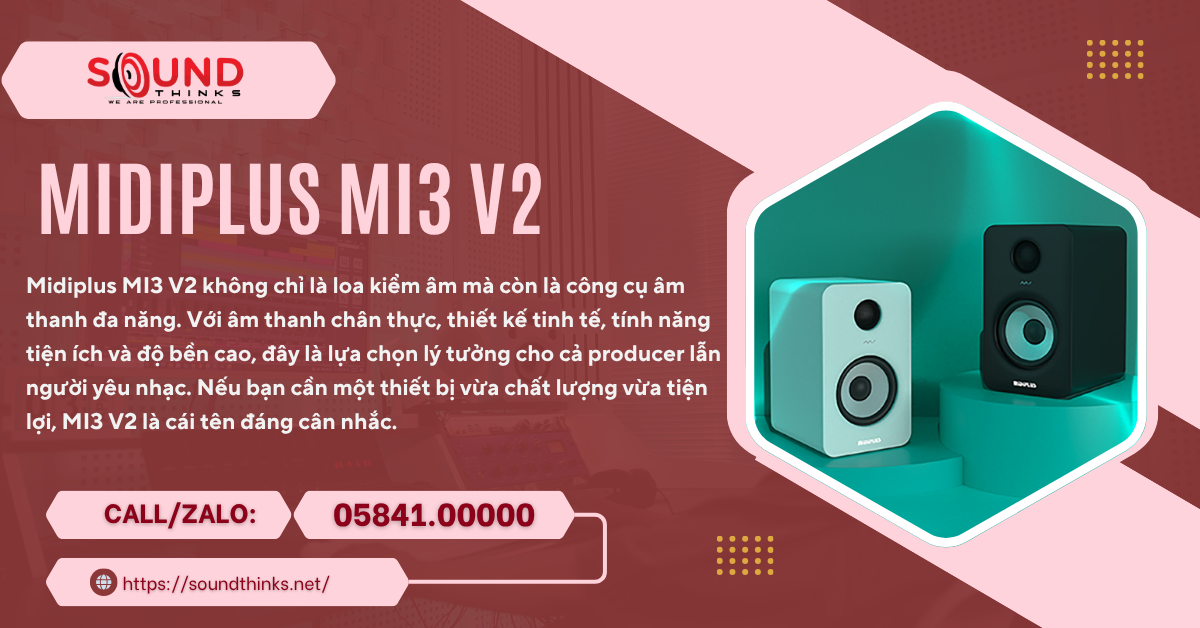 Loa kiểm âm Midiplus MI3 V2