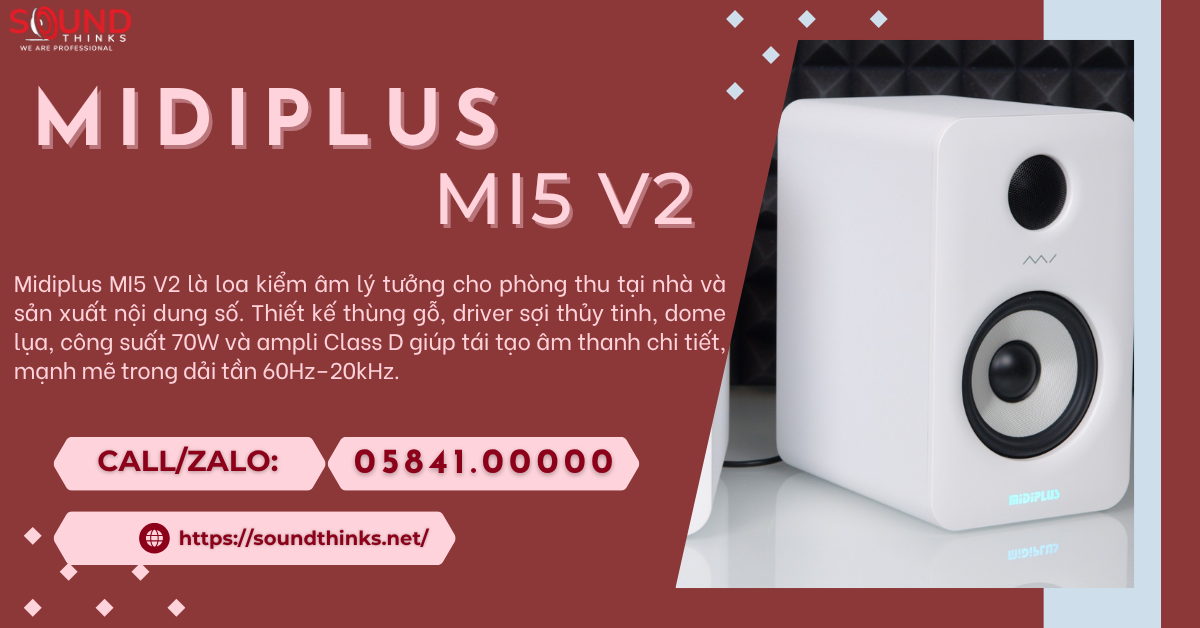 Loa kiểm âm Midiplus MI5 V2