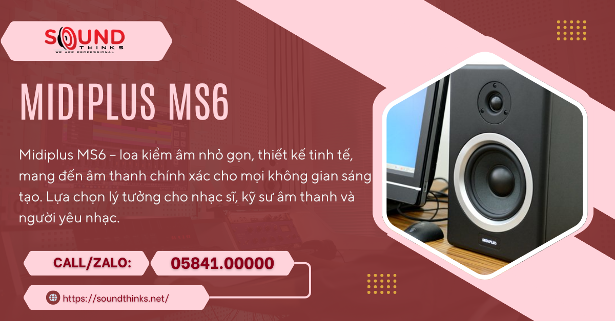 Loa kiểm âm Midiplus MS6