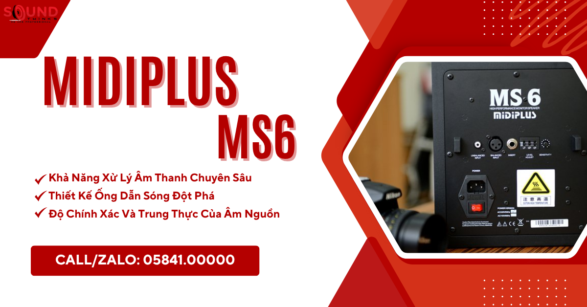 Loa kiểm âm Midiplus MS6