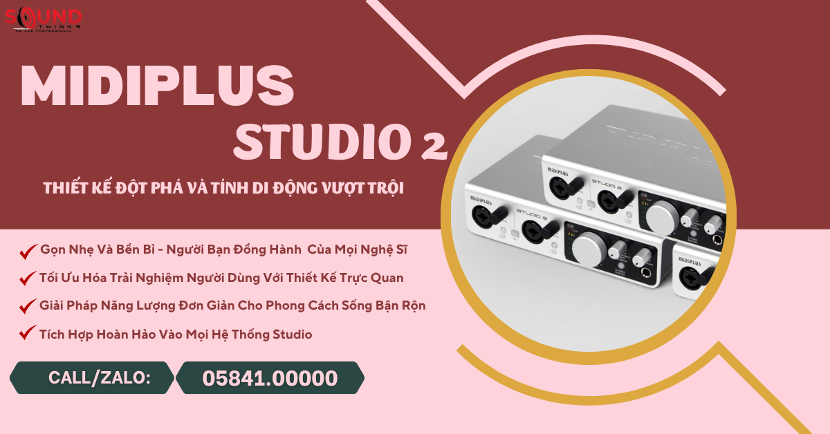 Audio Interface Midiplus Studio 2