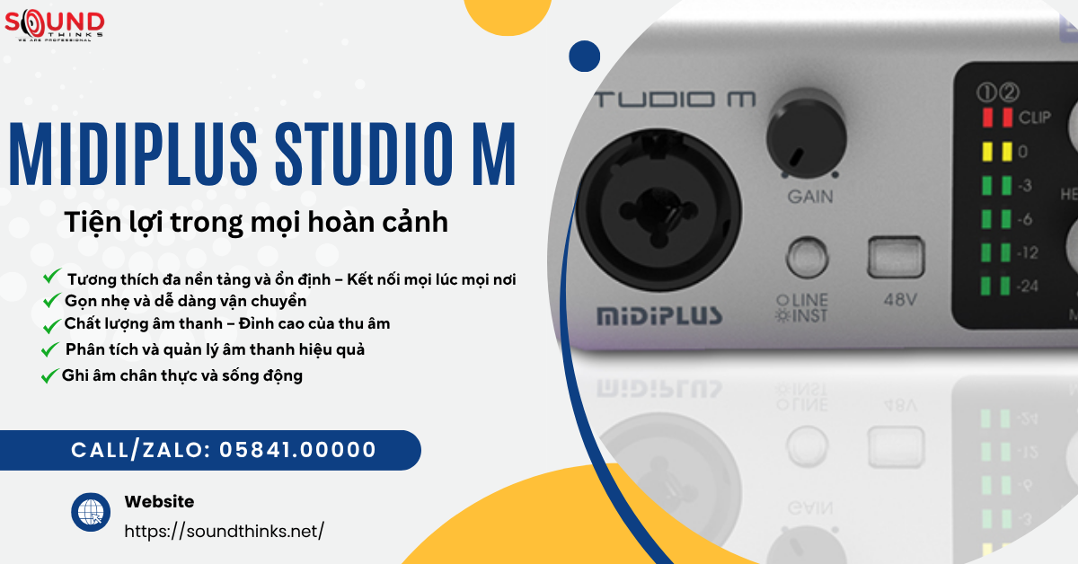 Audio Interface Midiplus Studio M