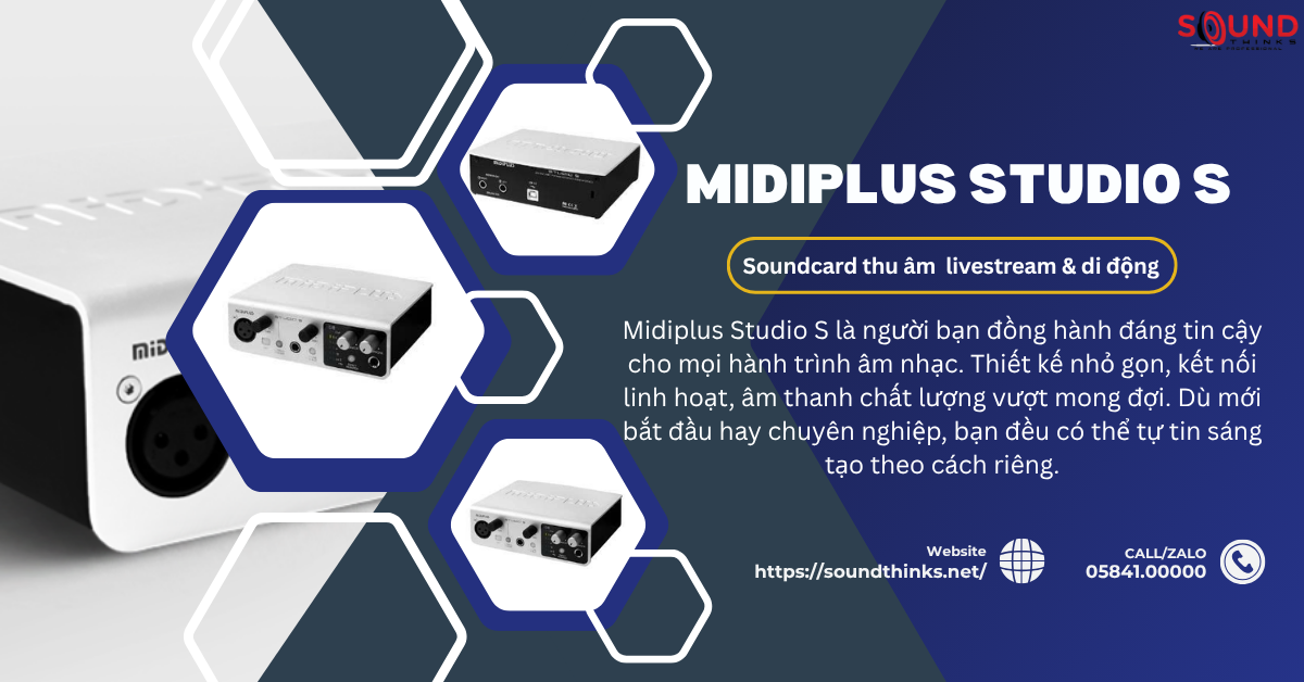 Audio Interface Midiplus Studio S