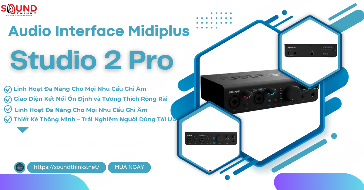 Audio Interface Midiplus Studio 2 Pro