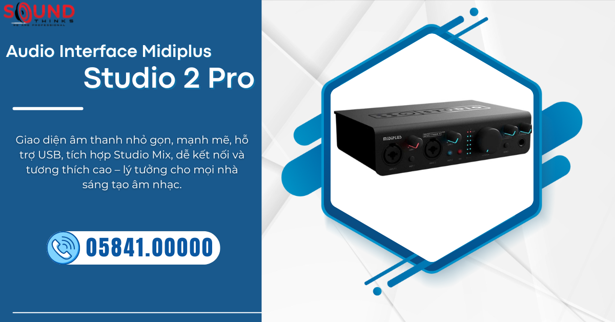 Audio Interface Midiplus Studio 2 Pro