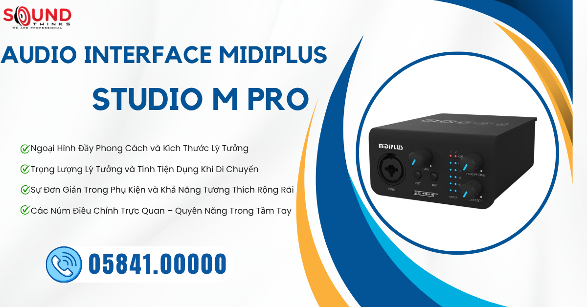 Audio Interface Midiplus Studio M Pro