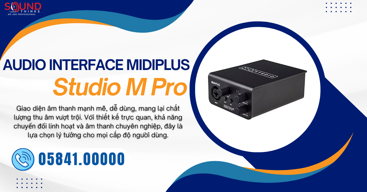Audio Interface Midiplus Studio M Pro