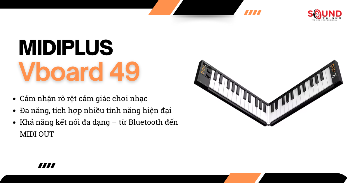 MIDI Keyboard Controller Midiplus Vboard 49