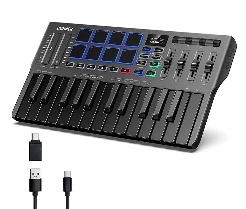 Midi controller và nhạc cụ điện tử khác nhau ở cách xử lý tín hiệu số Midi controller và nhạc cụ điện tử khác nhau ở cách xử lý tín hiệu số