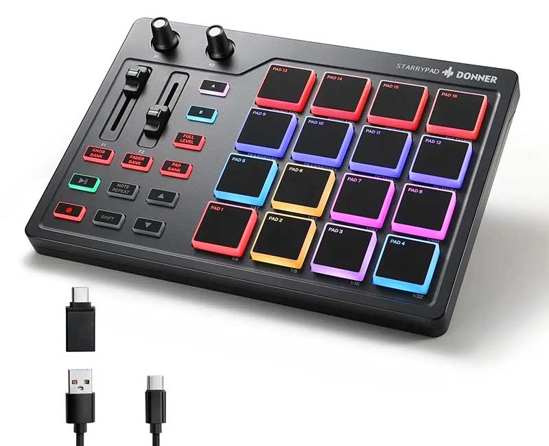 Midi controller donner starrypad
