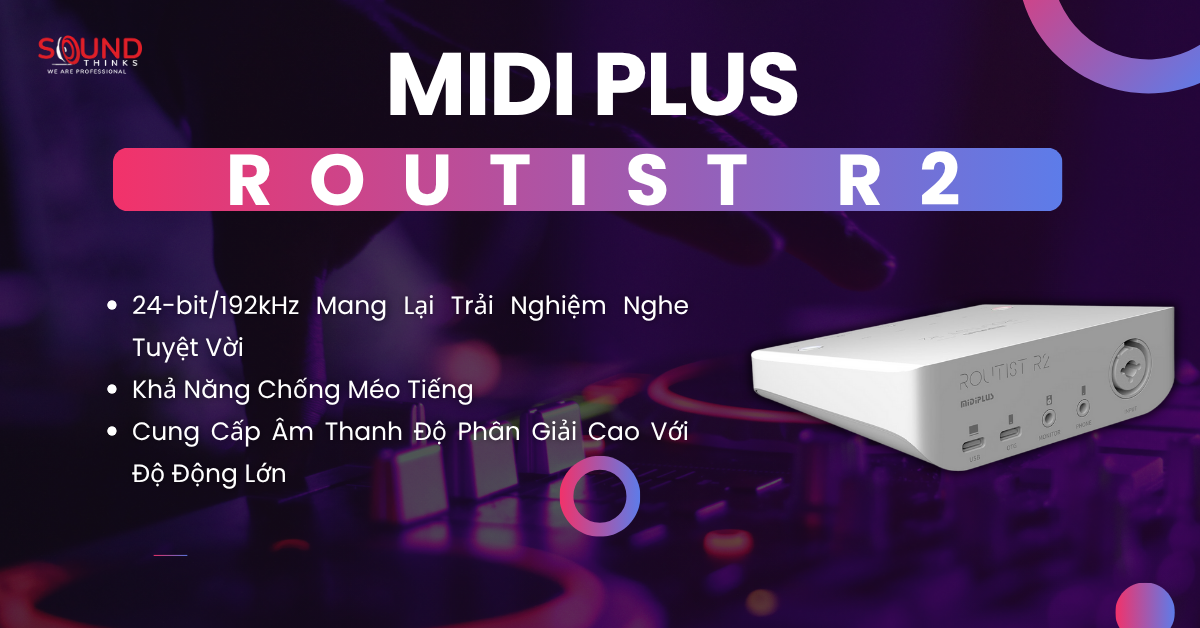 Audio Interface Midiplus Routist R2