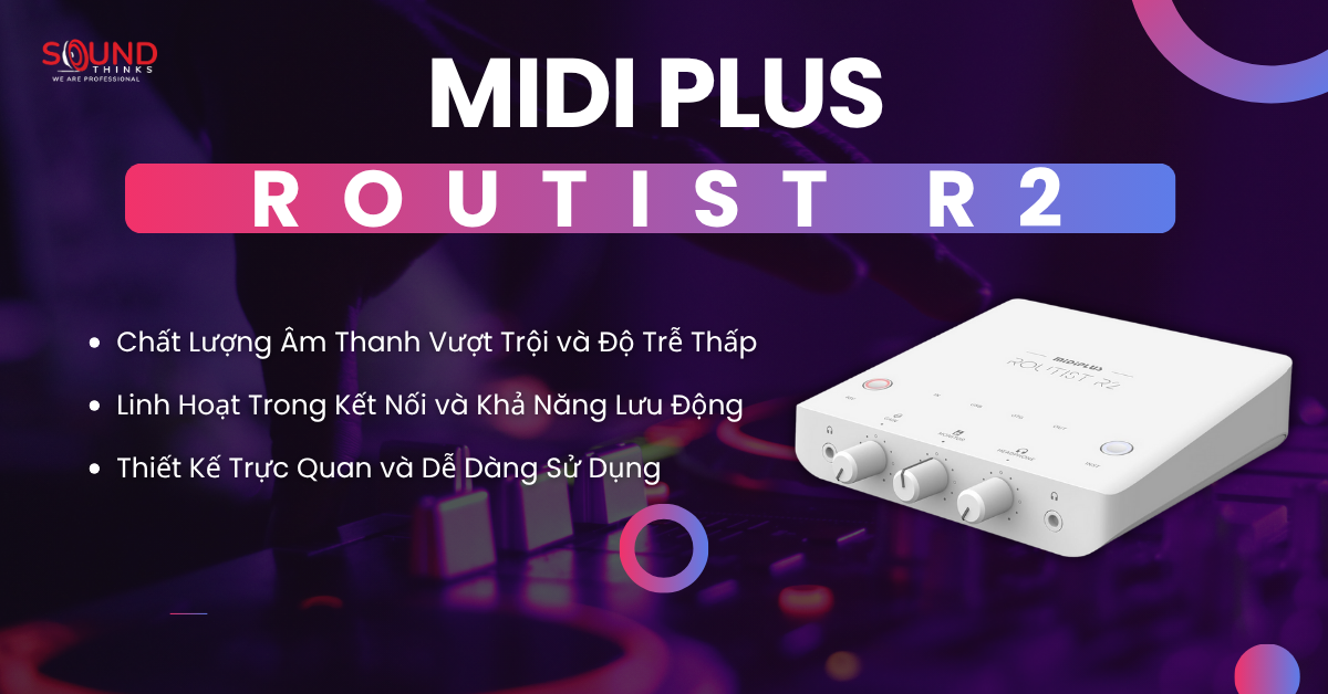 Audio Interface Midiplus Routist R2