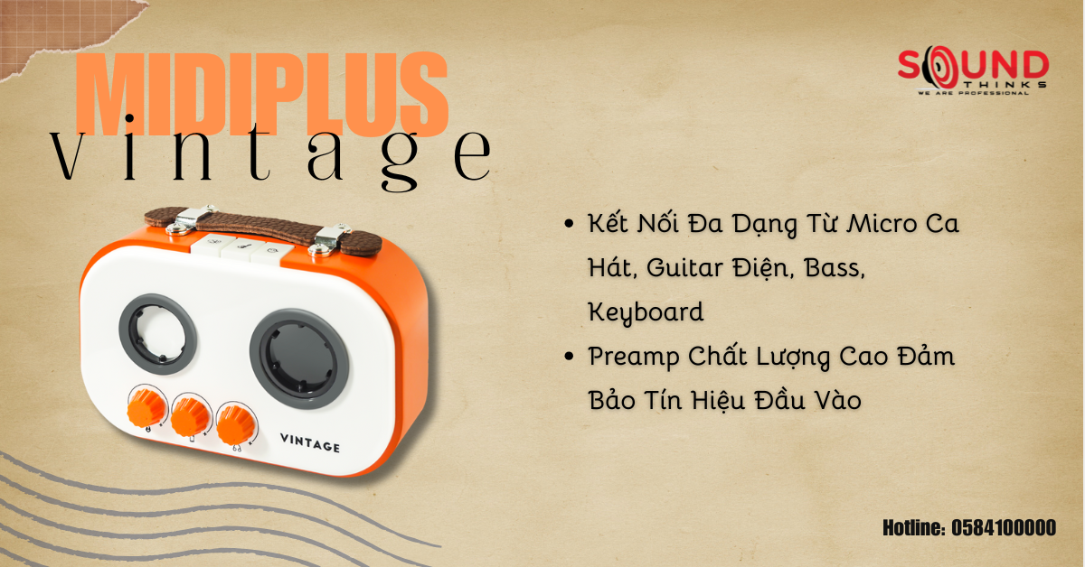 Audio Interface Midiplus Vintage