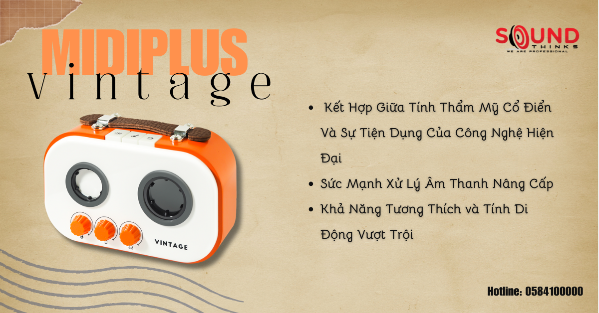 Audio Interface Midiplus Vintage