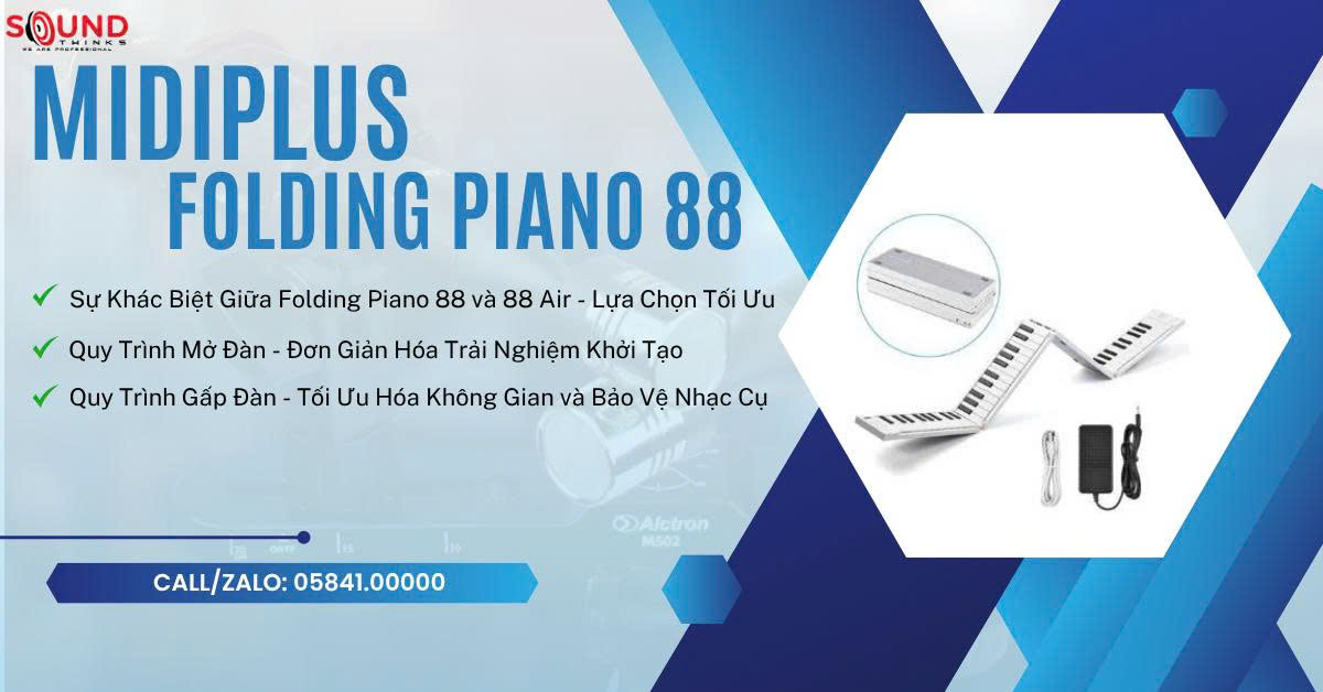 Keyboard Midiplus Folding Piano 88
