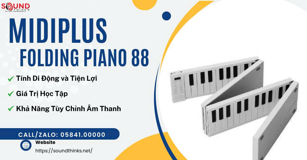 Keyboard Midiplus Folding Piano 88