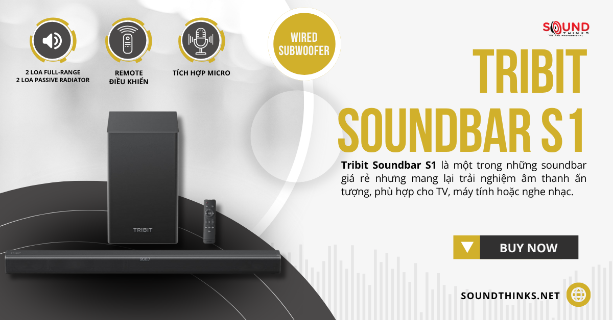 Loa Soundbar Tribit Soundbar S1