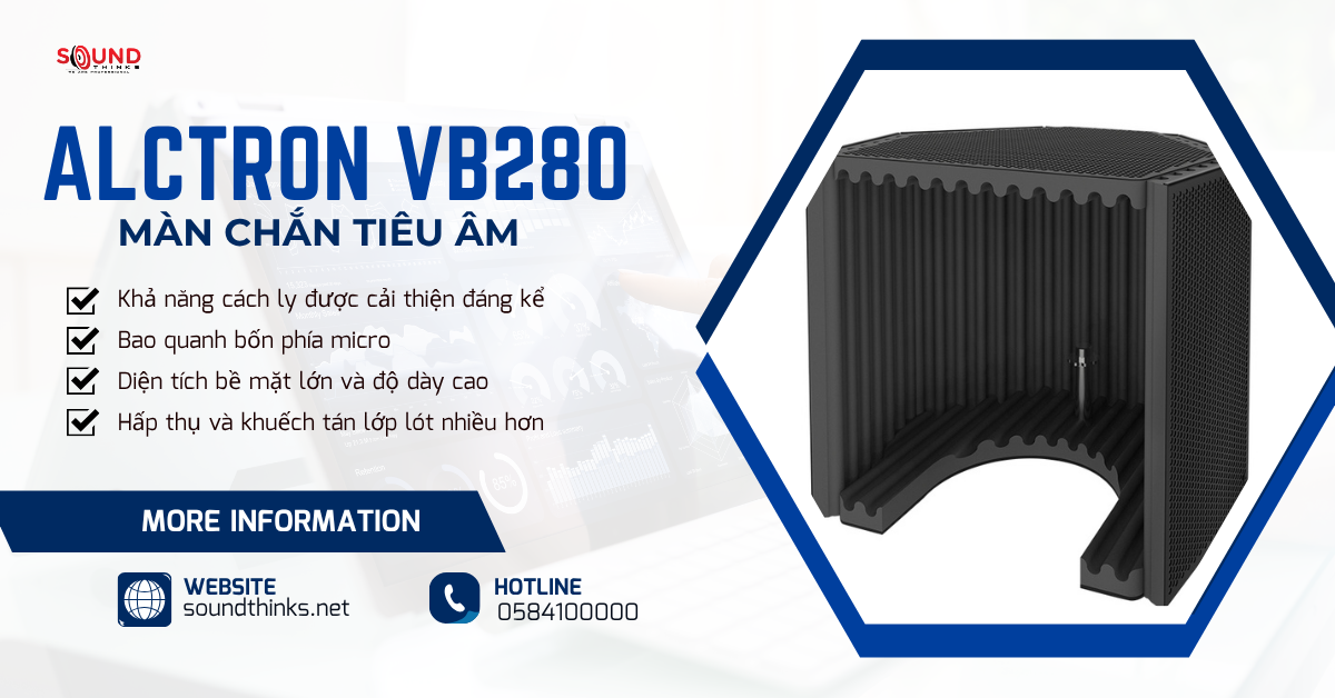 3Màn chắn tiêu âm Alctron VB280
