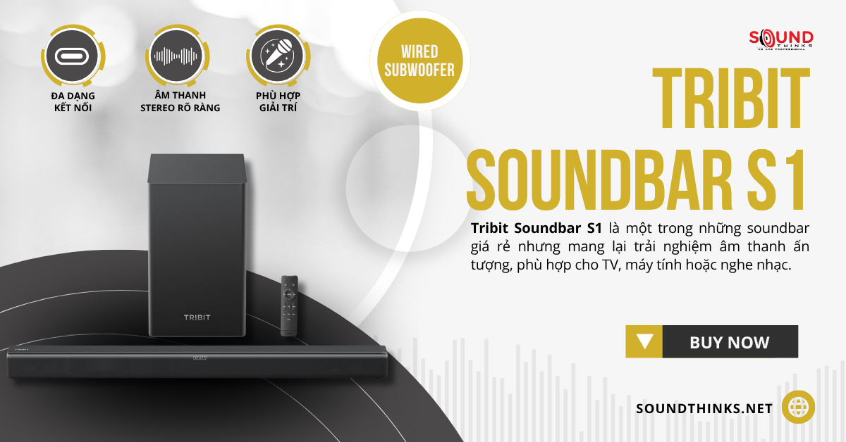 Loa Soundbar Tribit Soundbar S1