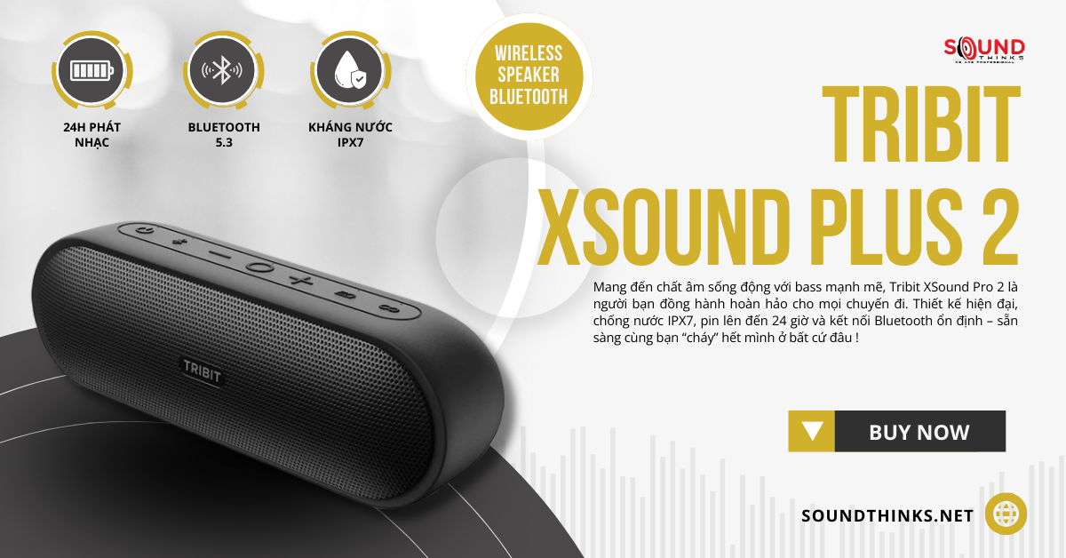 Loa Bluetooth Tribit XSound Plus 2