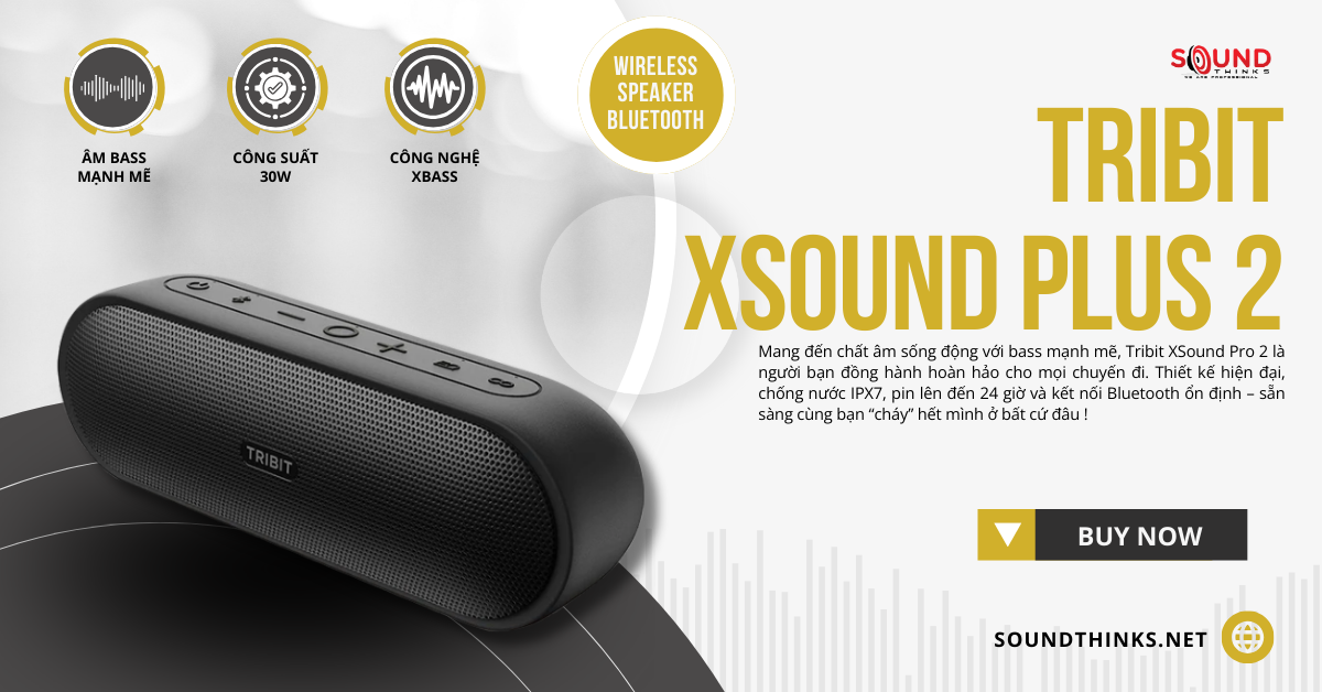 Loa Bluetooth Tribit XSound Plus 2