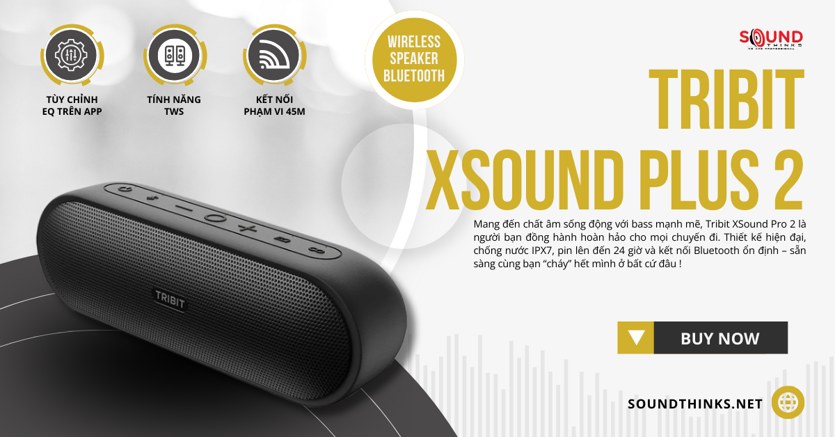 Loa Bluetooth Tribit XSound Plus 2