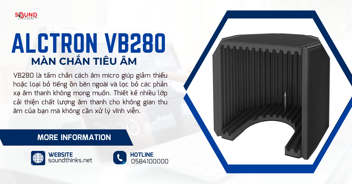Màn chắn tiêu âm Alctron VB280