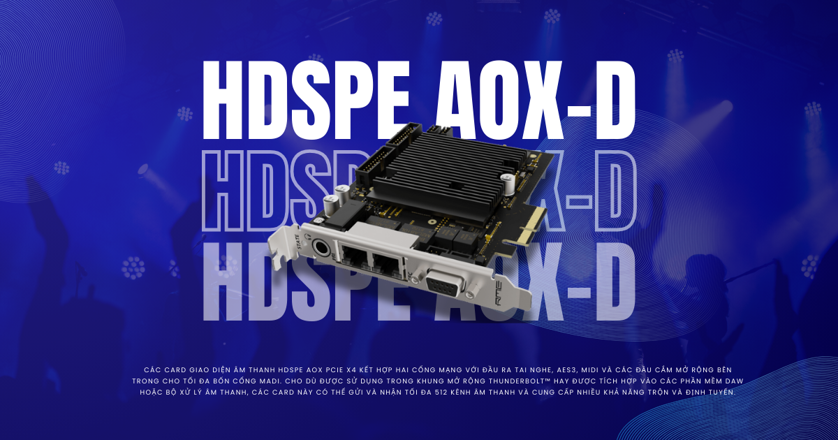 RME HDSPe AoX-D
