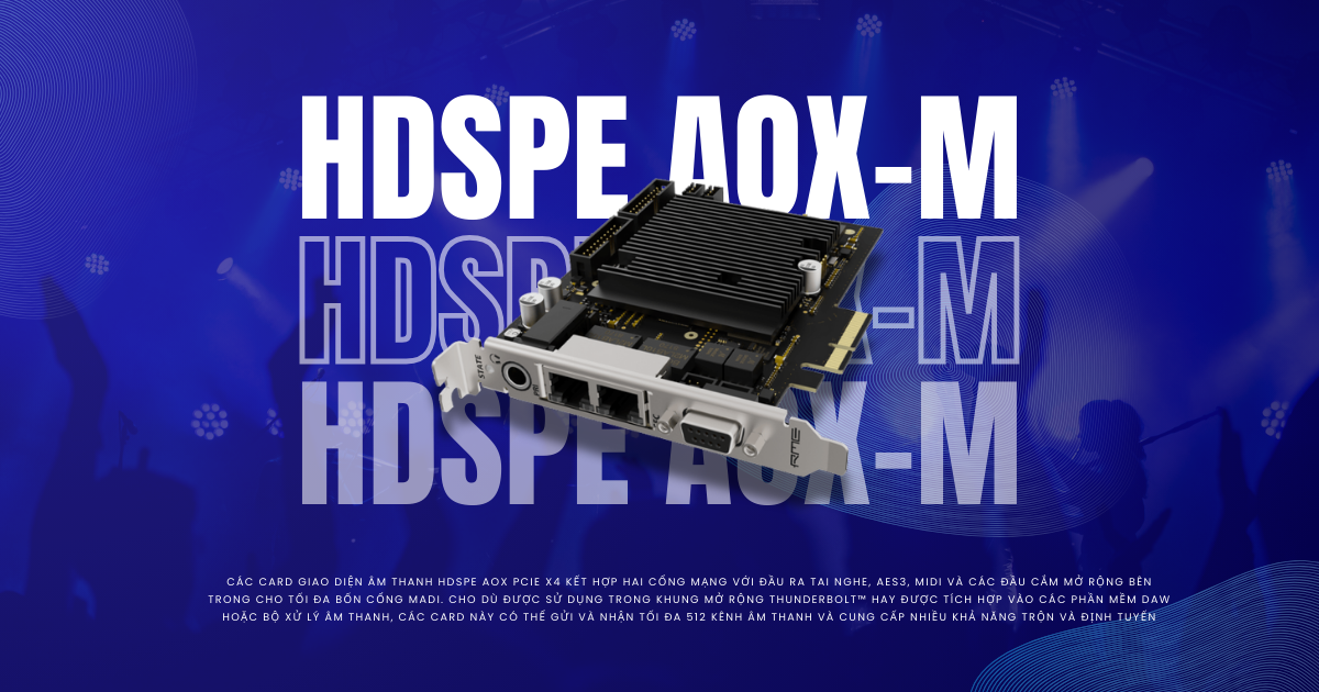RME HDSPe AoX-M
