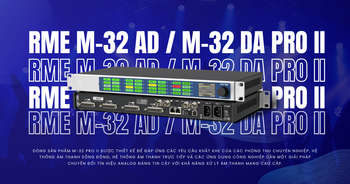 RME M-32 AD Pro II & M-32 DA Pro II