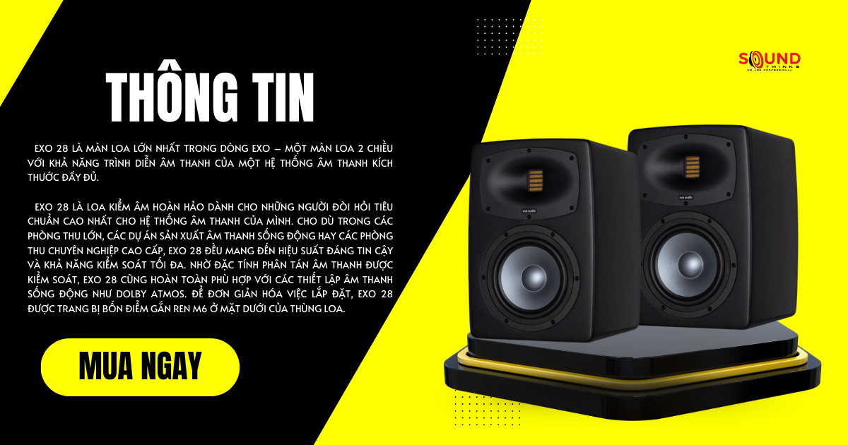 Loa Kiểm Âm EVE Audio EXO 28