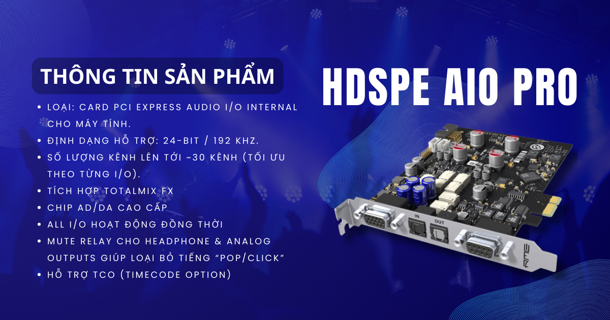 RME HDSPe AIO Pro