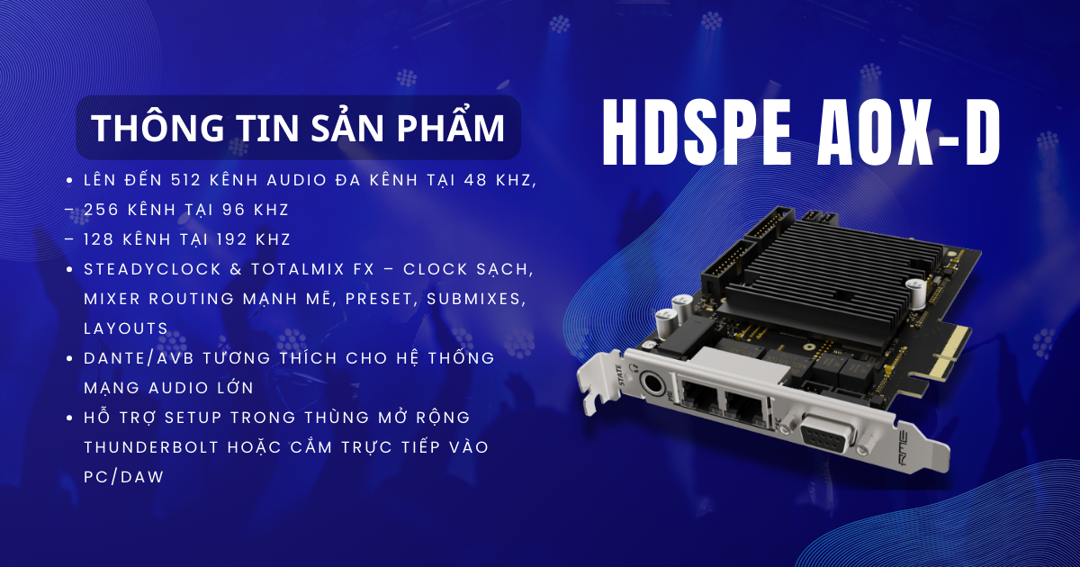 RME HDSPe AoX-D