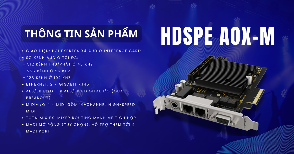 RME HDSPe AoX-M