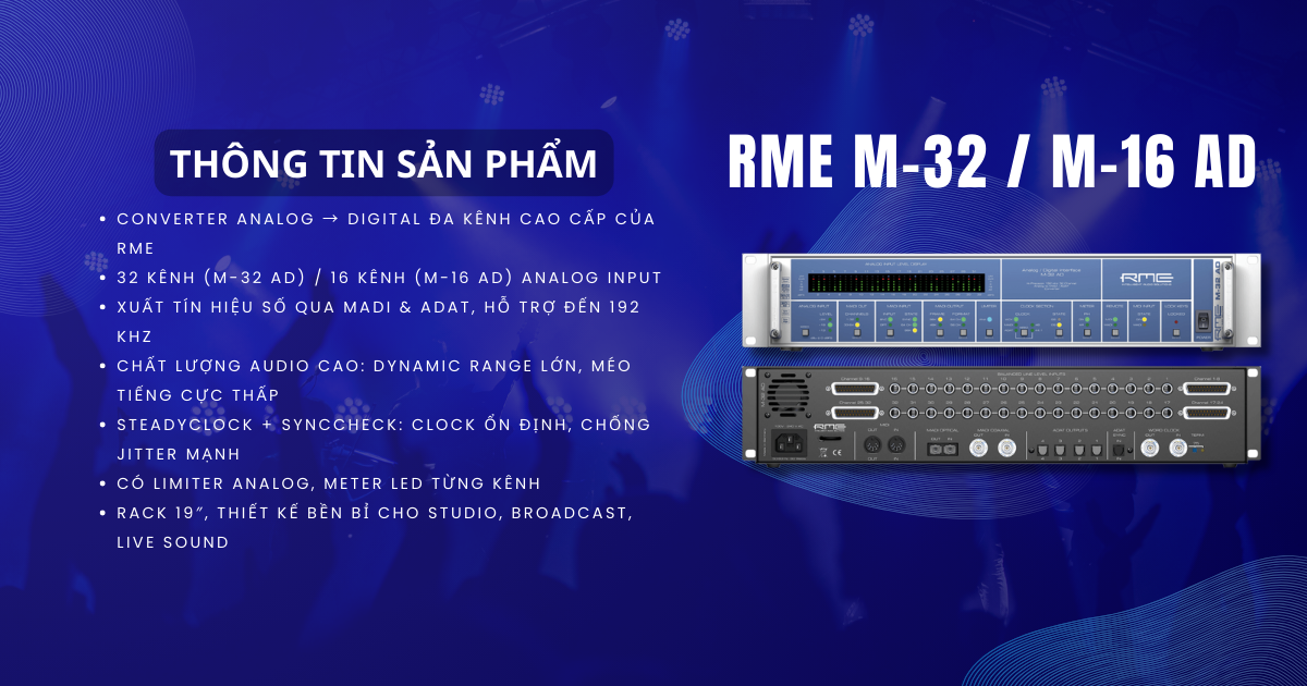 RME M-32 AD / M-16 AD