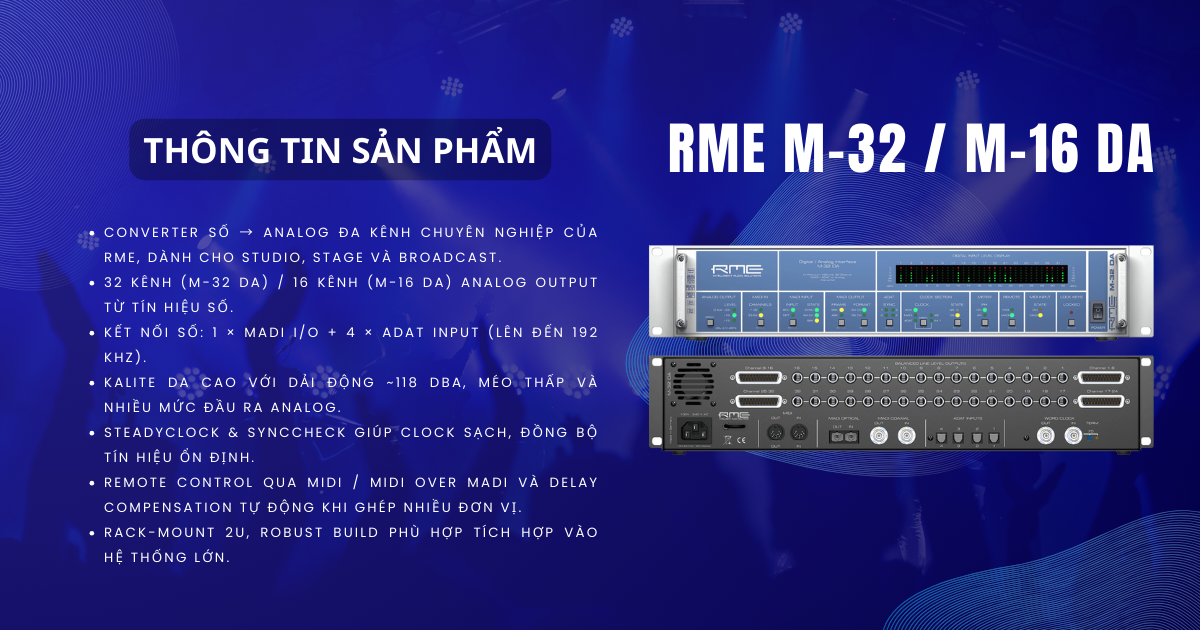 RME M-32 DA / M-16 DA
