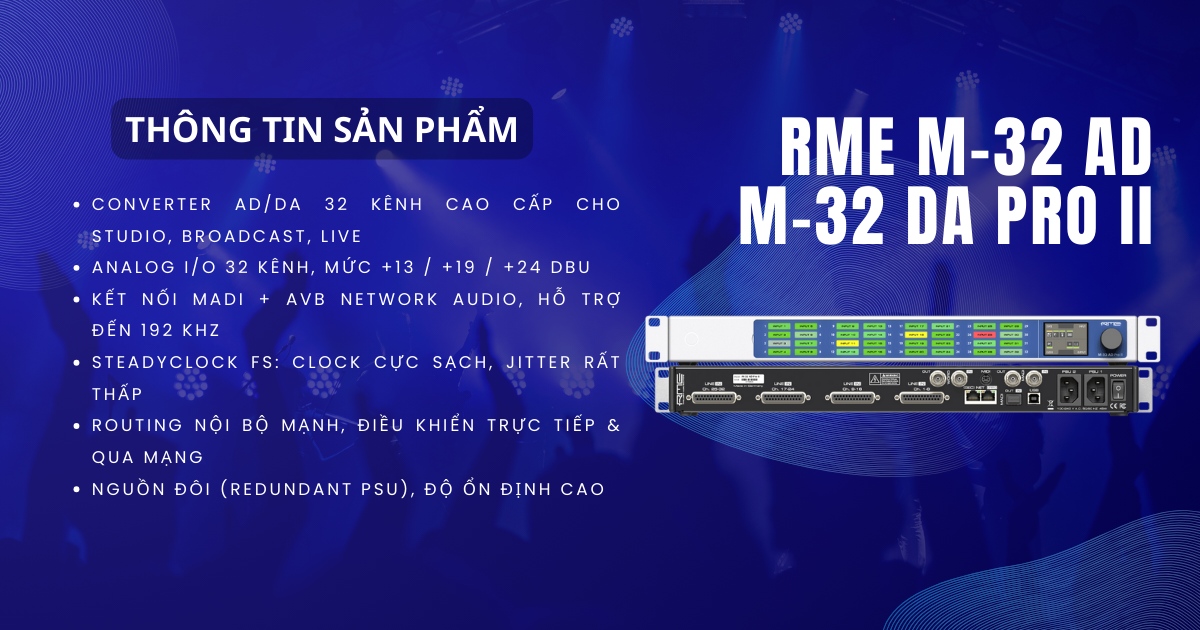 RME M-32 AD Pro II & M-32 DA Pro II